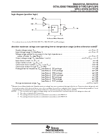 浏览型号SN74LV374APW的Datasheet PDF文件第3页