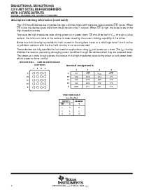 浏览型号SN74LVTH244APWE4的Datasheet PDF文件第2页