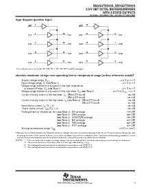 浏览型号SN74LVTH244APWE4的Datasheet PDF文件第3页