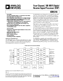 浏览型号AD6624AS/PCB的Datasheet PDF文件第1页