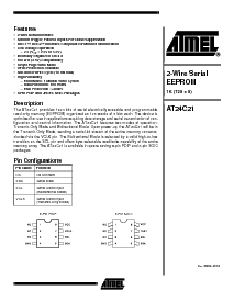 浏览型号AT24C21的Datasheet PDF文件第1页