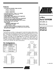 浏览型号AT24C64的Datasheet PDF文件第1页