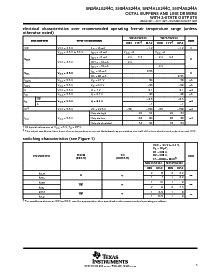 浏览型号SN74ALS244CNSR的Datasheet PDF文件第5页
