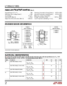 浏览型号LT1884CS8的Datasheet PDF文件第2页