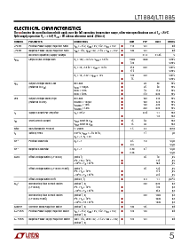 浏览型号LT1884CS8的Datasheet PDF文件第5页