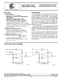 浏览型号IDT74FCT162374CTPV的Datasheet PDF文件第1页