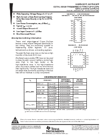 浏览型号SN74HC574DWR的Datasheet PDF文件第1页