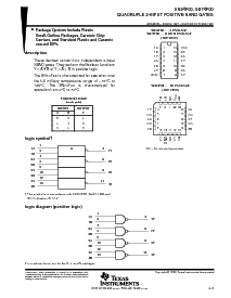 浏览型号SN54F00J的Datasheet PDF文件第1页
