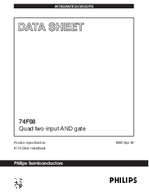 浏览型号N74F08D的Datasheet PDF文件第1页