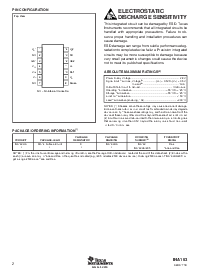 浏览型号INA163UA的Datasheet PDF文件第2页