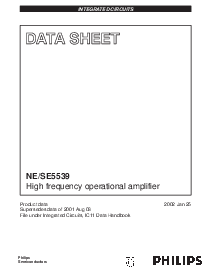 浏览型号NE5539D的Datasheet PDF文件第1页
