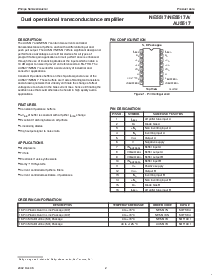 浏览型号NE5517的Datasheet PDF文件第2页