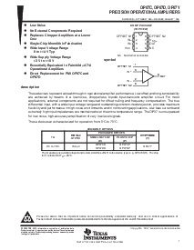 浏览型号OP07CP的Datasheet PDF文件第1页