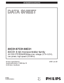 浏览型号P80C51SBBB的Datasheet PDF文件第1页