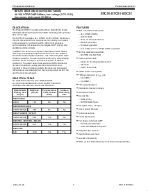 浏览型号P80C31的Datasheet PDF文件第2页