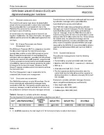 浏览型号P82C150AHT的Datasheet PDF文件第19页