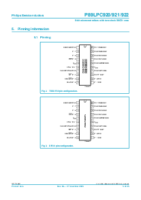 浏览型号P89LPC922FN的Datasheet PDF文件第5页