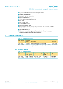 浏览型号P89C669FA的Datasheet PDF文件第3页