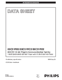 浏览型号P89C51RC2HBA的Datasheet PDF文件第1页