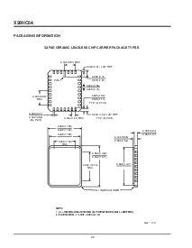 浏览型号X28HC64P-90的Datasheet PDF文件第20页
