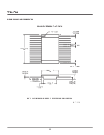 浏览型号X28HC64P-90的Datasheet PDF文件第22页