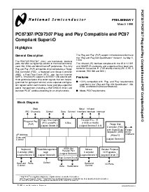 浏览型号PC97307的Datasheet PDF文件第1页