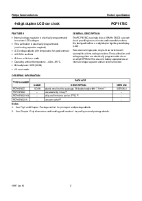 浏览型号PCF1178CU/5的Datasheet PDF文件第2页