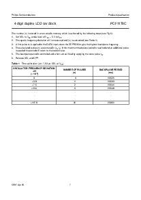 浏览型号PCF1178CU/5的Datasheet PDF文件第7页