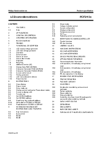 浏览型号PCF2113DUF4的Datasheet PDF文件第2页