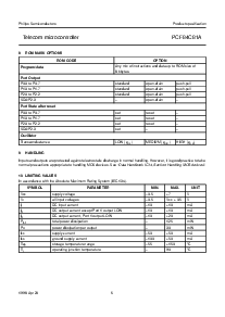 浏览型号PCF84C81的Datasheet PDF文件第6页