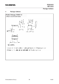 浏览型号PEB2023的Datasheet PDF文件第25页
