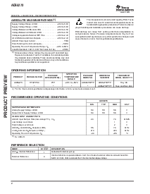 浏览型号ADS5273IPFPT的Datasheet PDF文件第2页