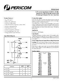 浏览型号PI3B32160的Datasheet PDF文件第1页
