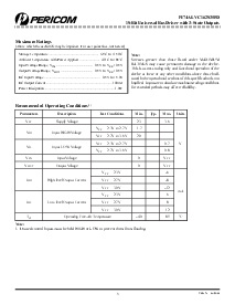 浏览型号PI74ALVC162835FD的Datasheet PDF文件第3页