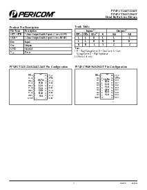 浏览型号PI74FCT541TQE的Datasheet PDF文件第2页