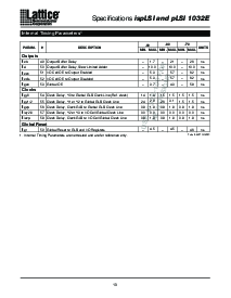 浏览型号PLSI1032E-125LJ的Datasheet PDF文件第10页