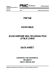 浏览型号PM7340-PI的Datasheet PDF文件第1页