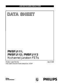 浏览型号PMBFJ113的Datasheet PDF文件第1页
