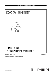 浏览型号PMBT2369的Datasheet PDF文件第1页