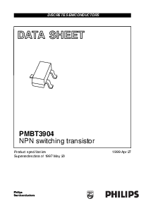 浏览型号PMBT3904的Datasheet PDF文件第1页