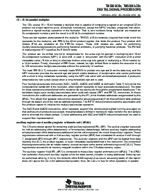 浏览型号TMS320C50PQ80的Datasheet PDF文件第21页