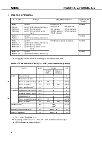 浏览型号PS2561-1的Datasheet PDF文件第4页