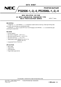 浏览型号PS2506-4的Datasheet PDF文件第1页