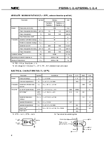 浏览型号PS2506-4的Datasheet PDF文件第4页