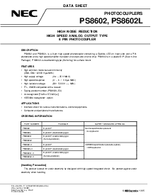 浏览型号PS8602-V的Datasheet PDF文件第1页