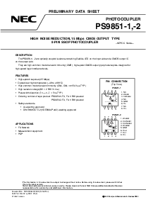 浏览型号PS9851-1-F3-A的Datasheet PDF文件第1页