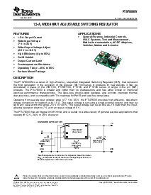 浏览型号PTN78000W的Datasheet PDF文件第1页