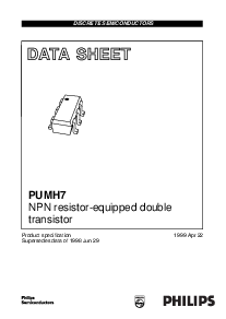 浏览型号PUMH7的Datasheet PDF文件第1页
