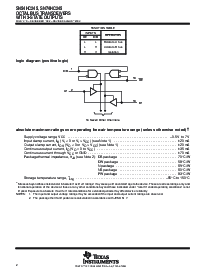 浏览型号SN74HC245PWLE的Datasheet PDF文件第2页