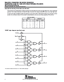 浏览型号SN74HC257PWLE的Datasheet PDF文件第2页